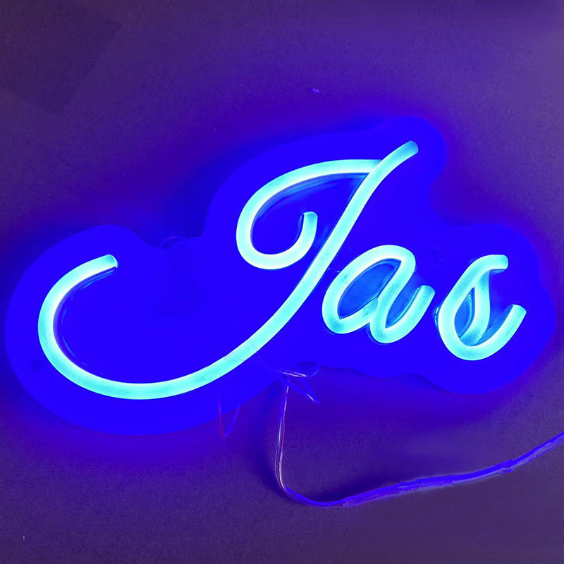 Light Signboard Letter Modeling Atmosphere Nightlight