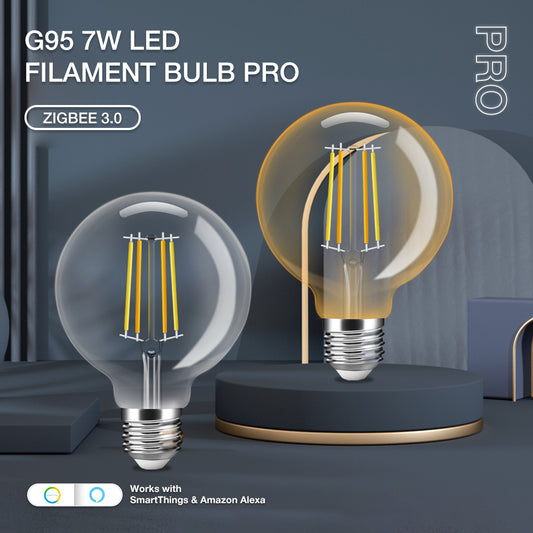 G95 Glass Retro Filament Lamp