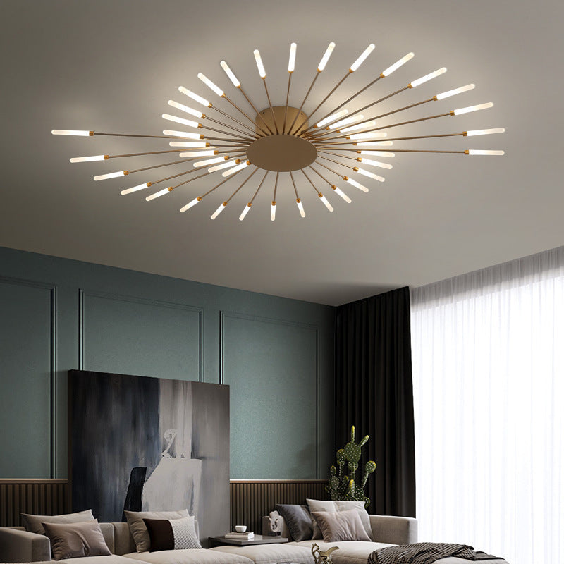 Ceiling Room Lights With Special Iron Decoration