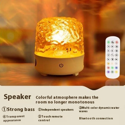 Bedroom Audio Water Ripple Ambience High-grade Starry Sky Projection Night Light