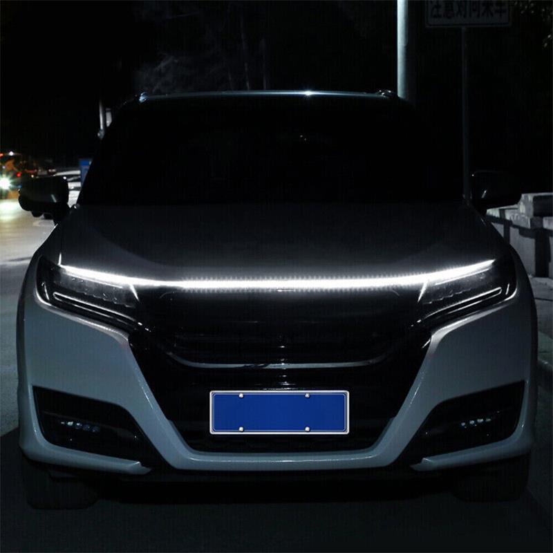 Car Daytime Running Light Bar Flexible LED Hood Light