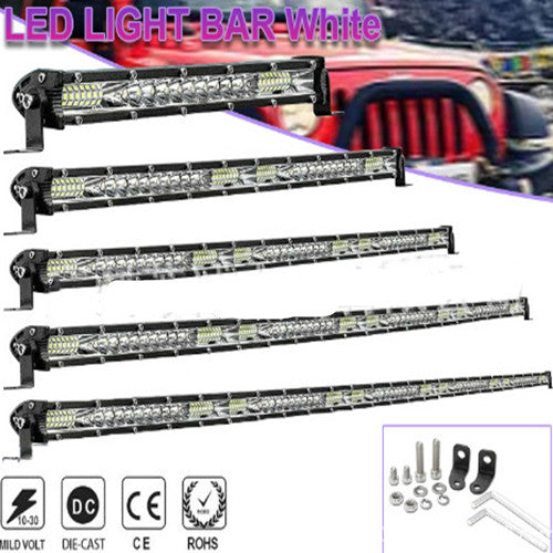 LED Ultra-thin Roof Front Bumper Single Row Long Strip Light