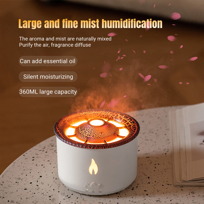 New Creative Ultrasonic Essential Oil Humidifier Volcano