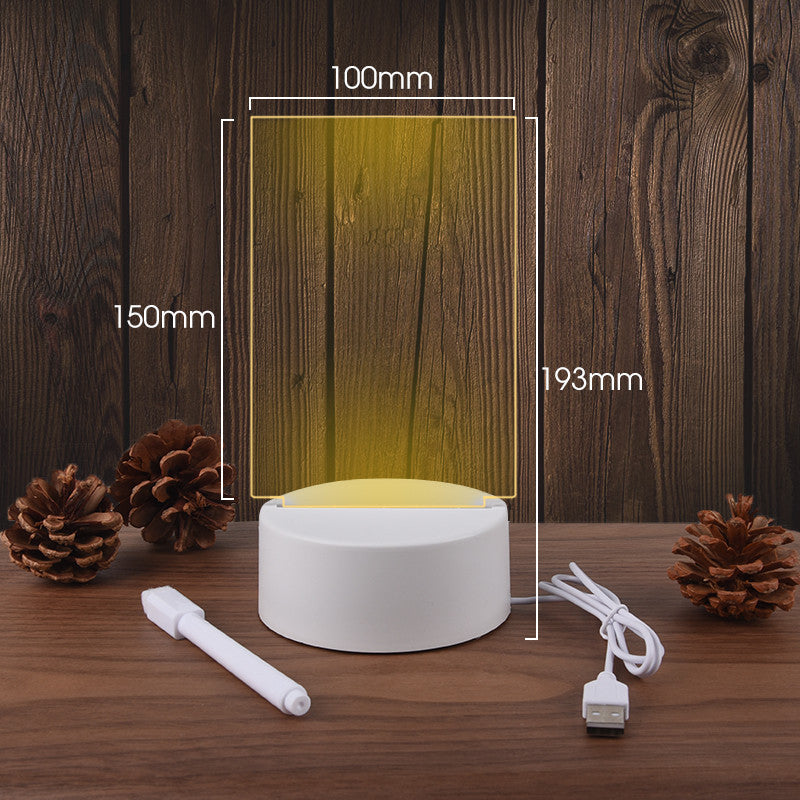 Transparent Luminous Acrylic Desktop Tablet