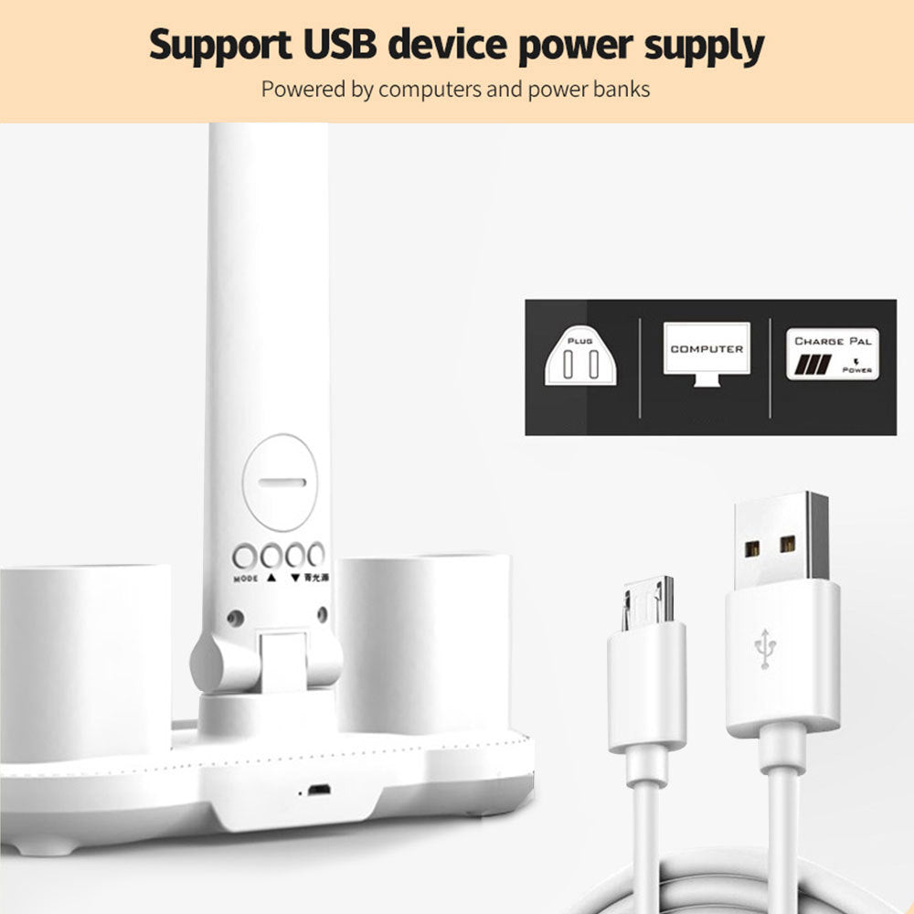 LED Desk Lamp, Multifunction Table Lamp With Calendar