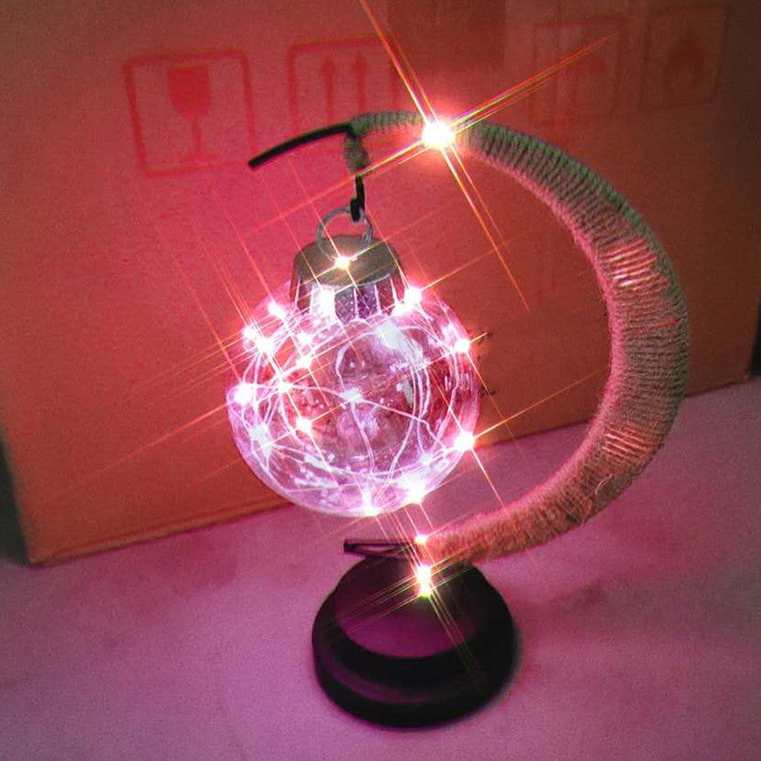 LED moon ball shape lamp girl heart wishing ball