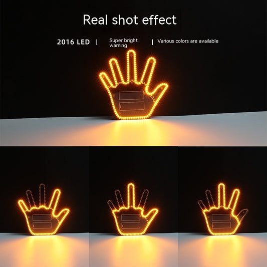 Car Gesture Light Finger Lights Car Multifunction