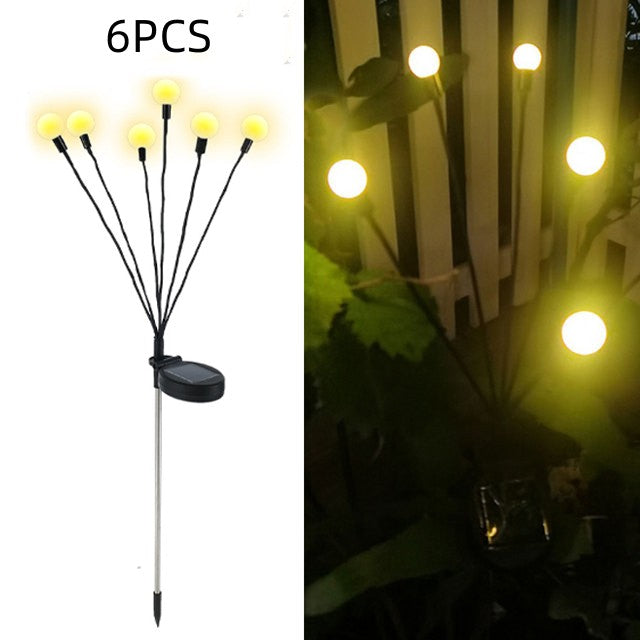 Simulation Firefly Solar Light Outdoor Garden Decoration Lawn Landscape