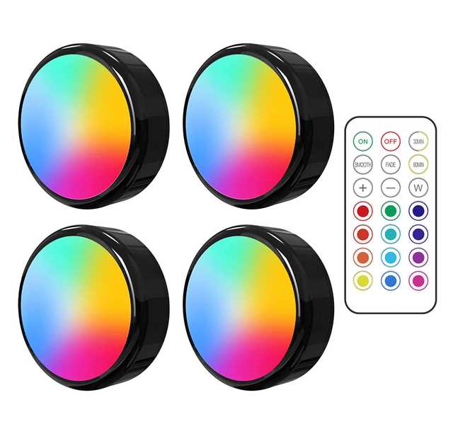 Remote Control LED Disc Light Dimmable