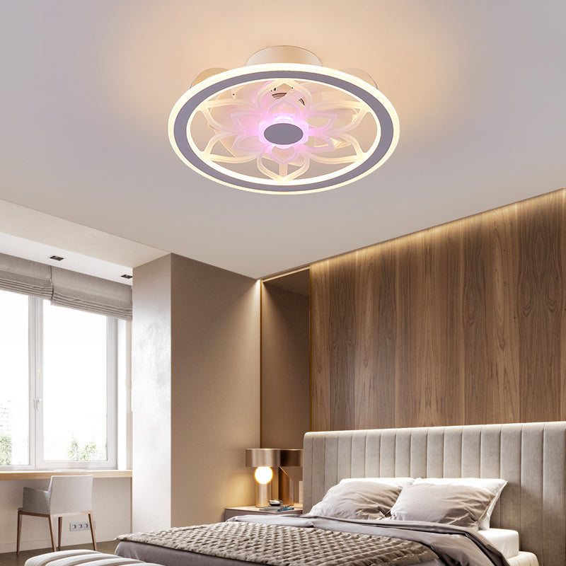 Super Quiet Bedroom Ceiling Fan Light Simple