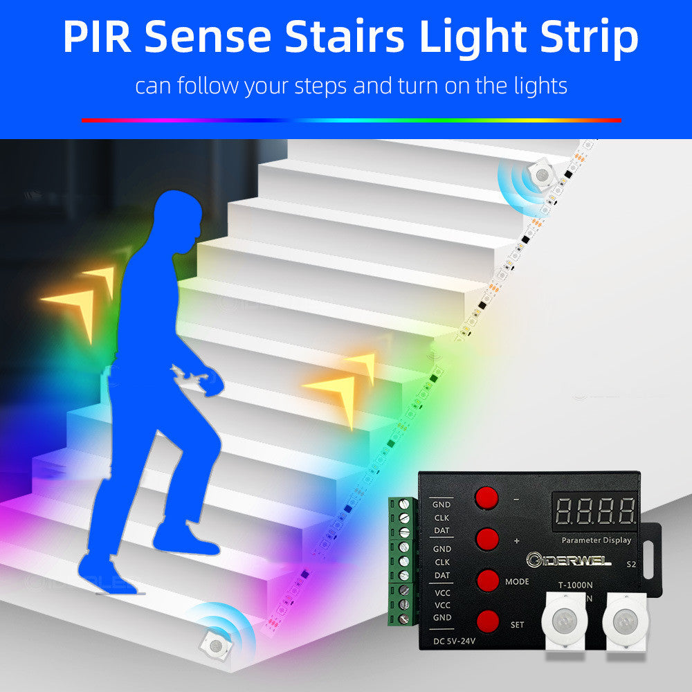 Flow Effect Of New Stair Light With Controller