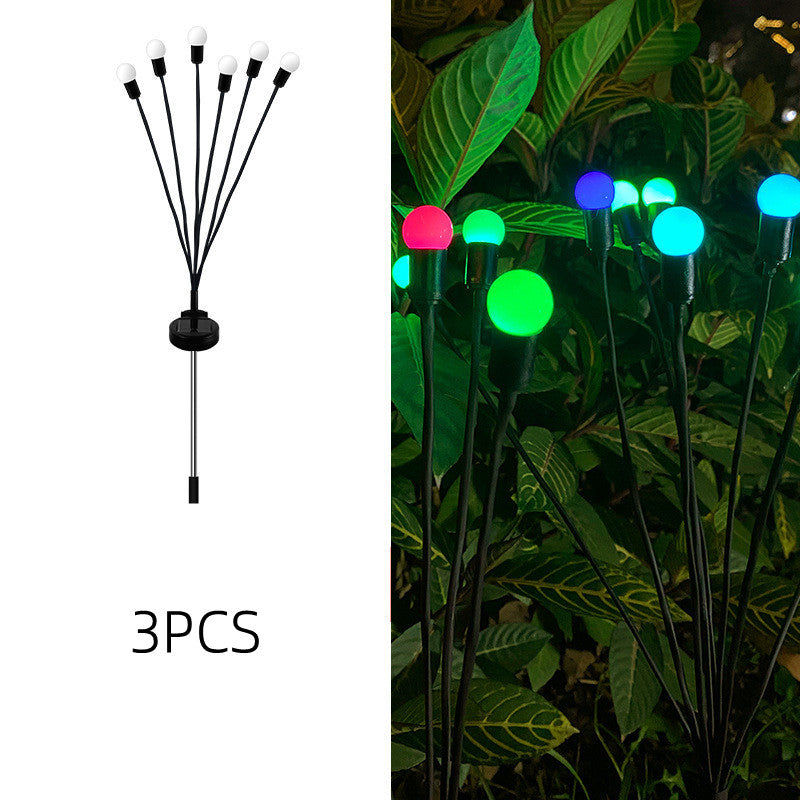 Simulation Firefly Solar Light Outdoor Garden Decoration Lawn Landscape