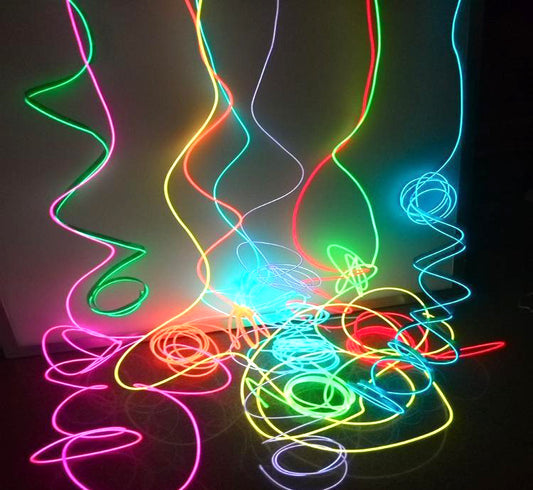 2M Neon EL wire Light Dance Party Decor Light Neon LED
