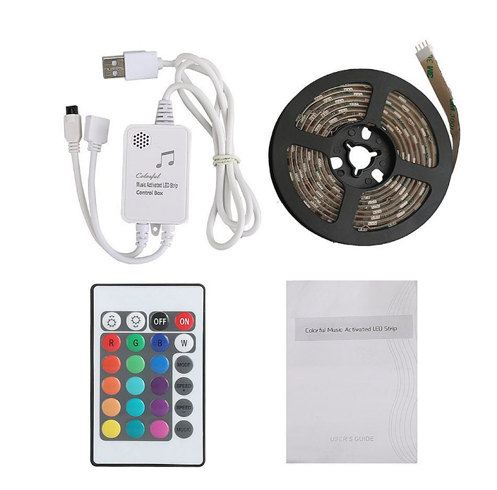 Color Changing LED Strip with Remote Control