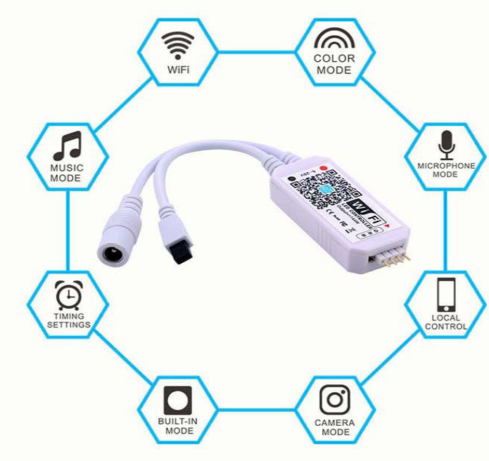 Led bluetooth light belt