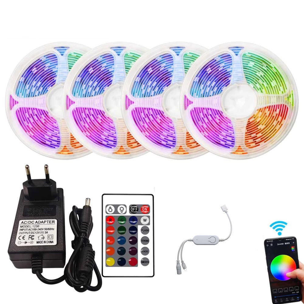 Led Light With Graffiti 24 Key Set 10M Smart Dimming Rgb Magic Light Bar