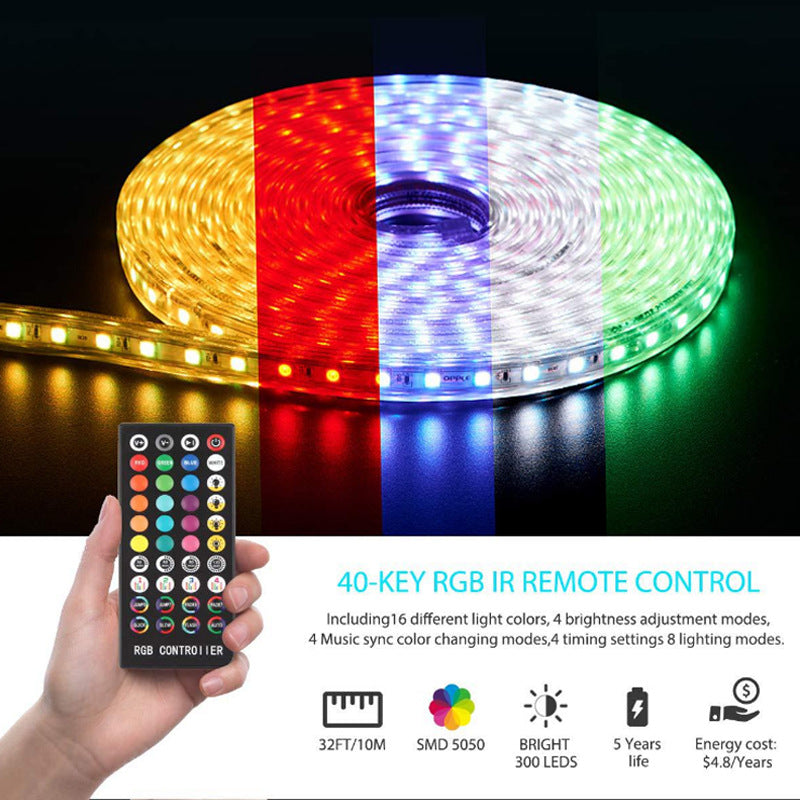 Smart WIFI lamp with LED flexible light bar