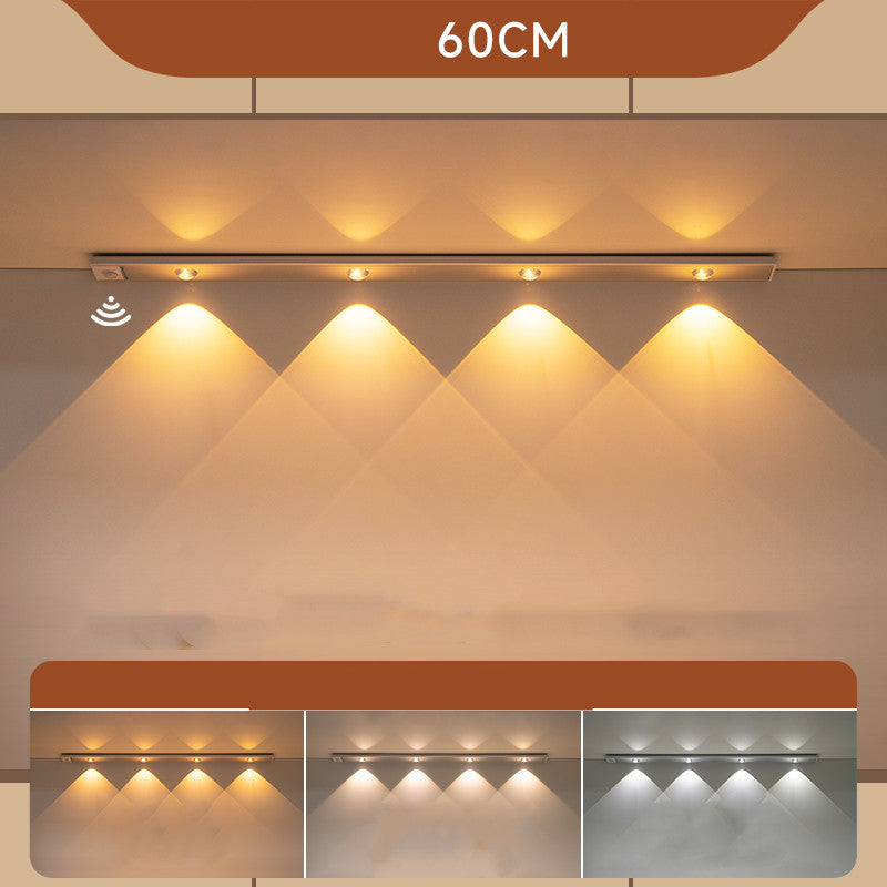 LED Wireless Self-adhesive Inductive Charging Shoe Cabinet Cabinet Light Strip