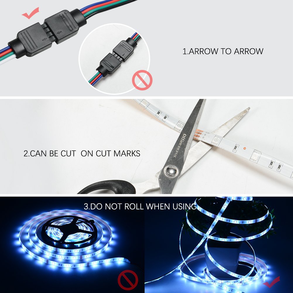 Led bluetooth light belt