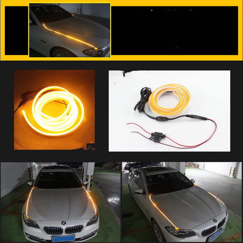 Car Product Headlight Led Daytime Running Light Strip Car Modification