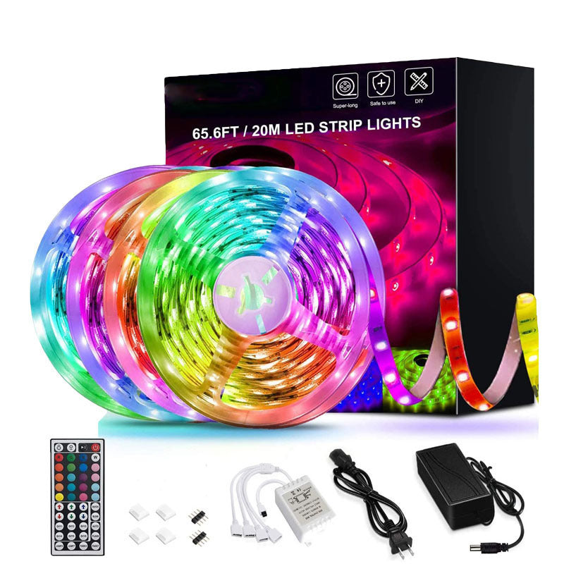 LED Strip Lights Lamp 5050 RGB Flexible Tape Diode 5M Controller