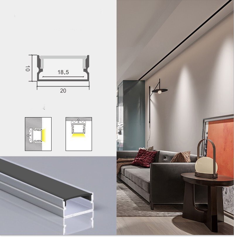 Intelligent Control Flow Strip Light Strip Without Main Frameless