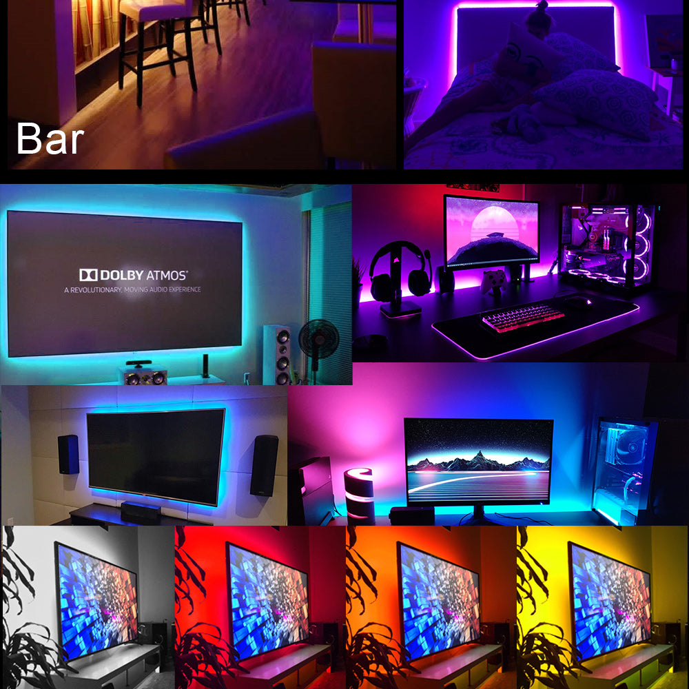 USB LED strip Light RGB Wifi USB Infrared Bluetooth