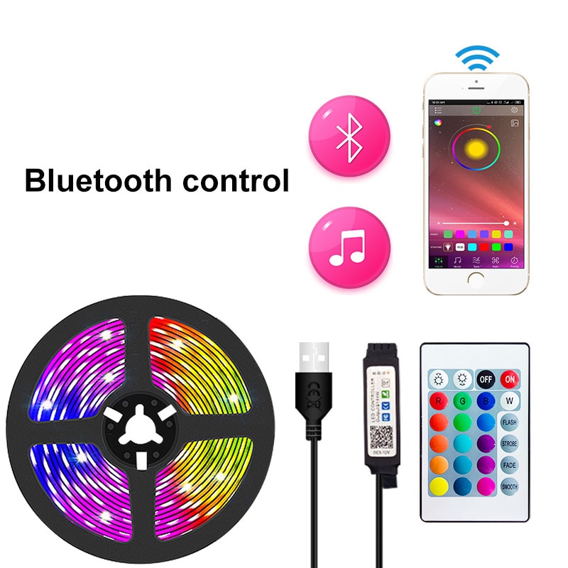 USB LED strip Light RGB Wifi USB Infrared Bluetooth