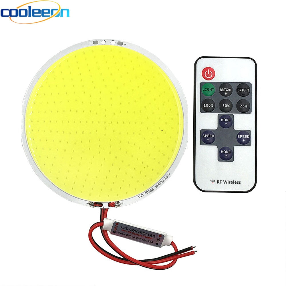 DC12V Dimmable Round COB LED Lamp