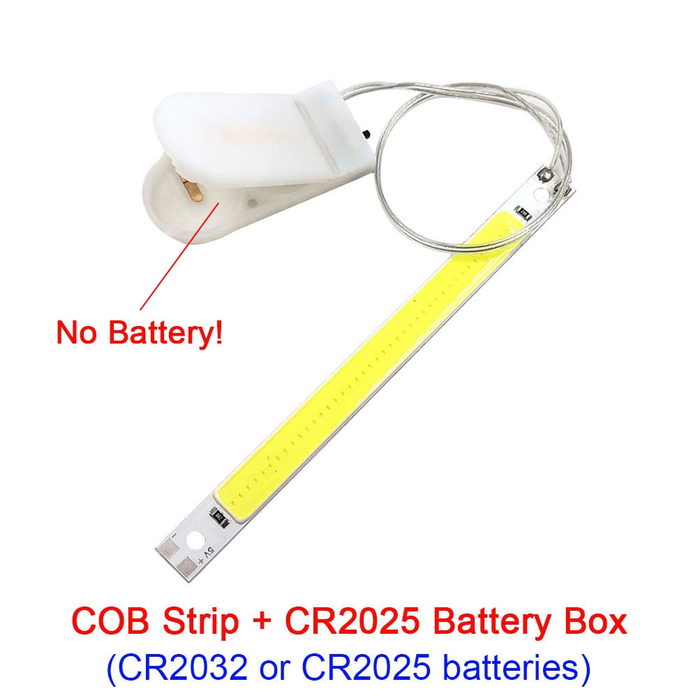 Battery USB Powered COB LED Strip Light