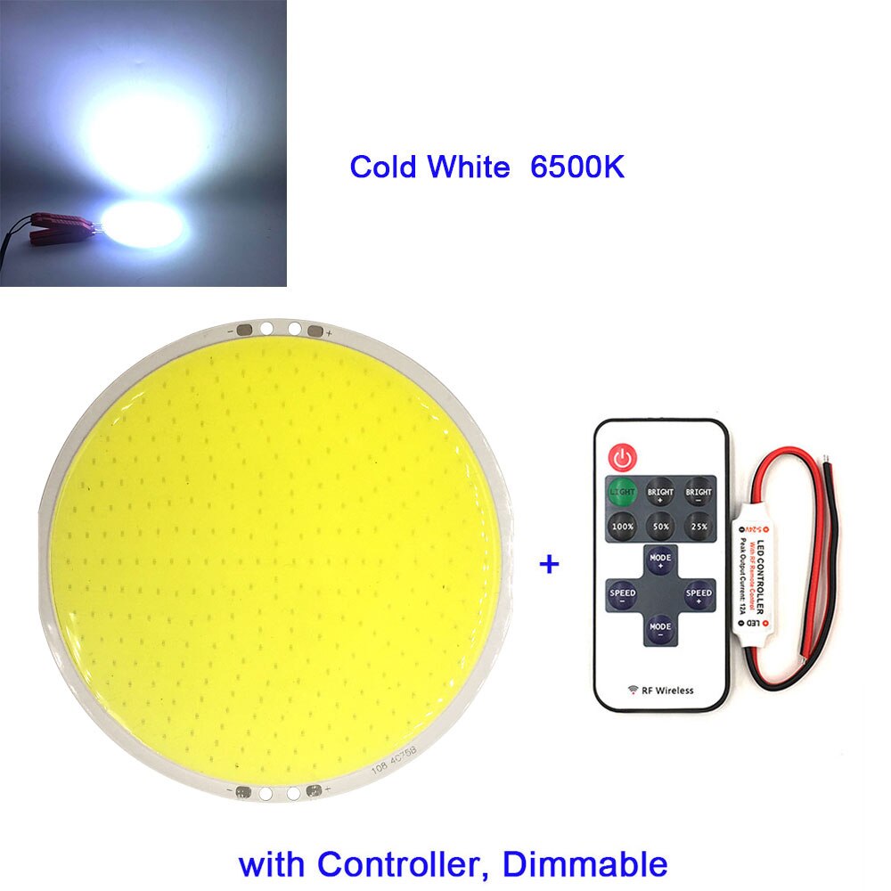 DC12V Dimmable Round COB LED Lamp