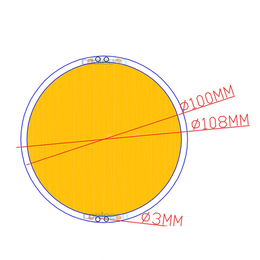 DC12V Dimmable Round COB LED Lamp