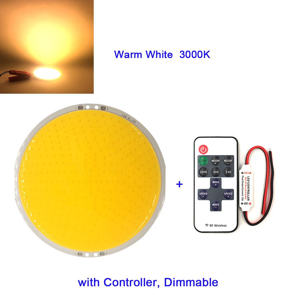 DC12V Dimmable Round COB LED Lamp