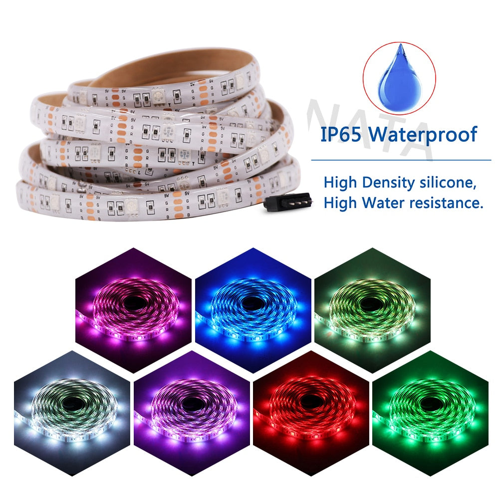 RGB LED Strip Waterproof 5050 5V LED Light Strips