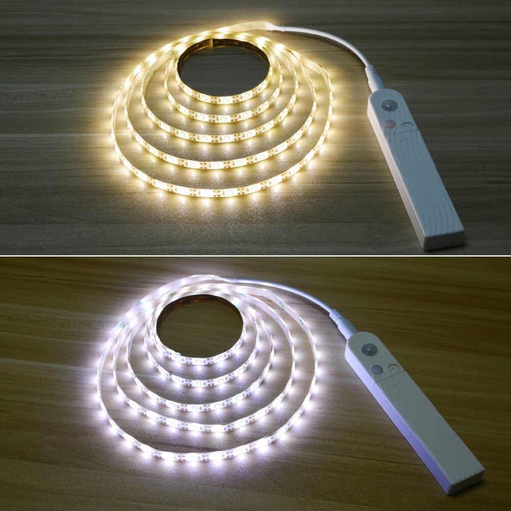 LED Under Cabinet light LED Strip led Lamp with Wireless PIR Motion