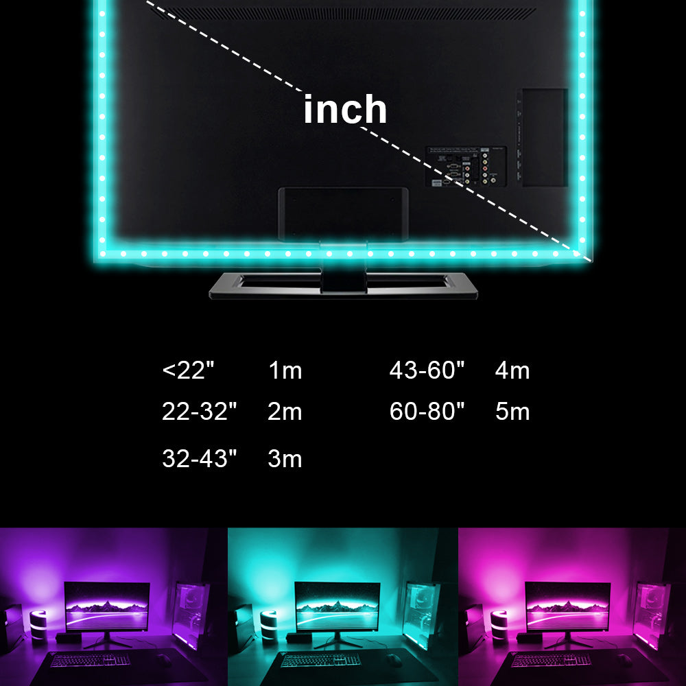 USB LED strip Light RGB Wifi USB Infrared Bluetooth