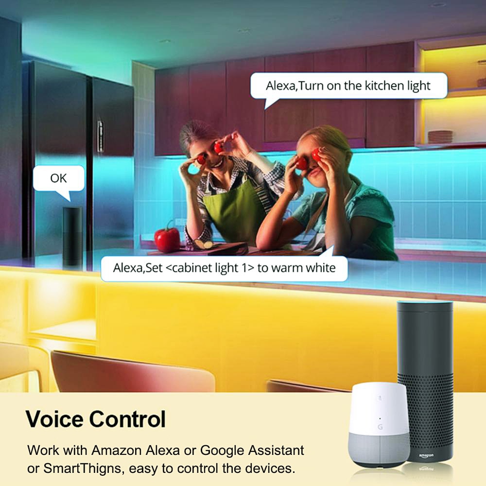 Color LED Tape Alexa Google Home Control