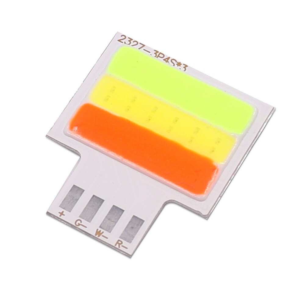 3pieces 27x23mm RGW 3-color LED COB Light Chip