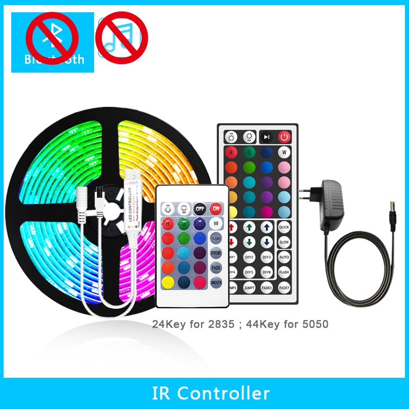 20M 30M RGB LED Strip Lights 5050 2835 5M 10M 15M Leds Tape