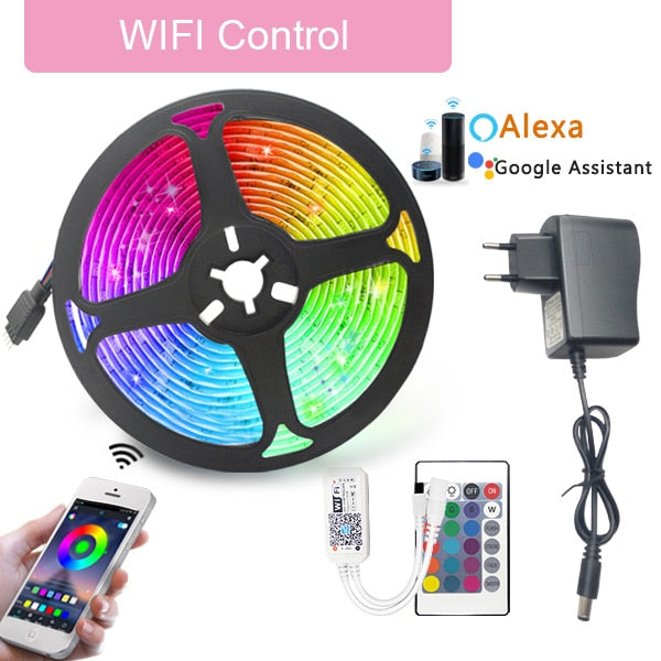 Led Lights Strips Bluetooth 15M 5050 Waterproof WIFI RGB