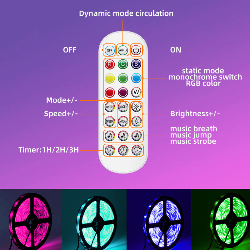 LED Lights With Smart WIFI Colorful Lights