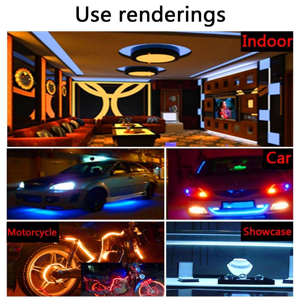 5M 5050 RGB SMD LED Waterproof Flexible Strip 300 LEDs + 44 Key IR Remote