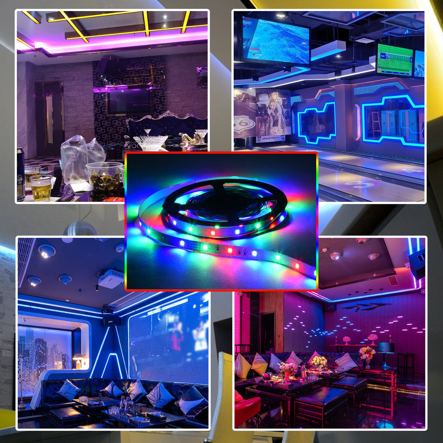 5M 3528 RGB LED Strip Strip Strip Strip Lights SMD Lights String Lights