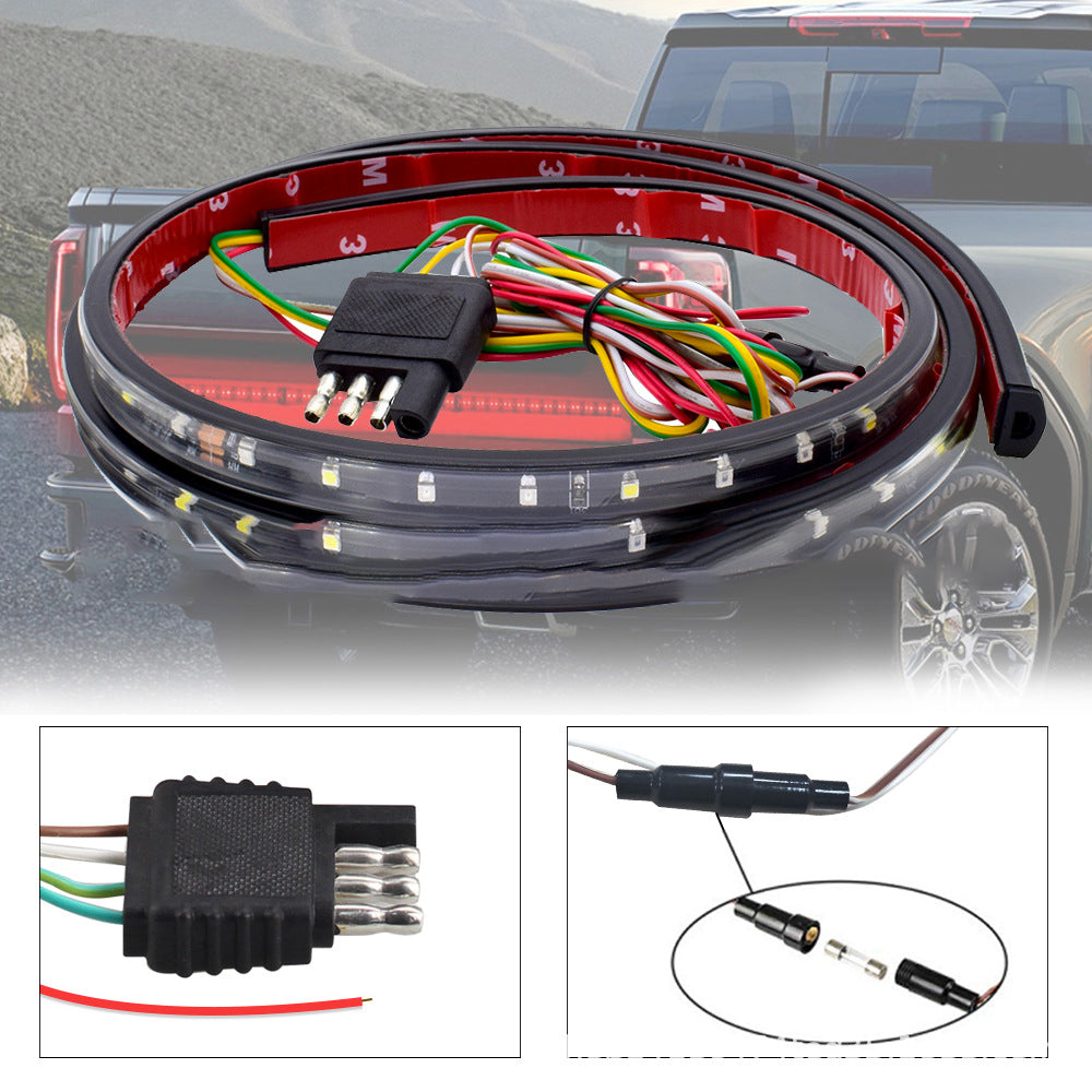 LED Pickup Truck Two-color Turn Signal Strip Driving Car Light Strip