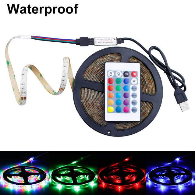 LED Lamp Tape Ribbon USB Light Strip LED Flexible Lamp