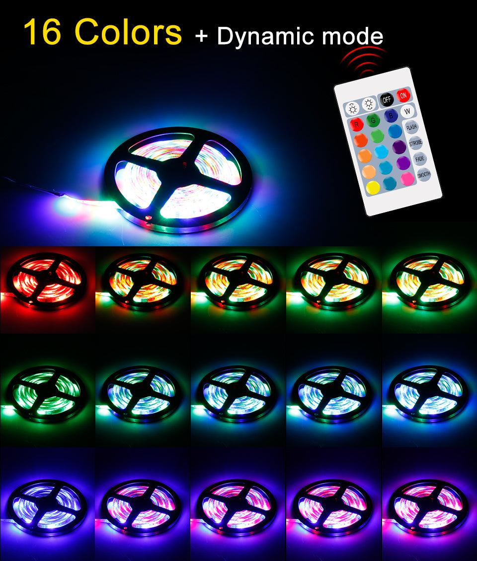 LED Lamp Tape Ribbon USB Light Strip LED Flexible Lamp