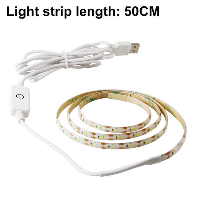 Tira led Stripe Light Waterproof Flexible Lamp Tape Kitchen Closet Cabinet Stair