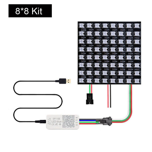 WS2812B Led Strip Digital Matrix Panel WS2812 Individually Addressable Module Light