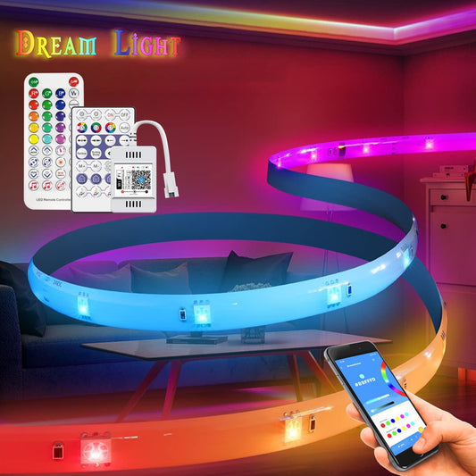 Led Strip Light Dream Color SMD Lighting living Room Smart RGB
