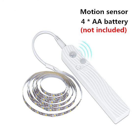 Kitchen Cabinet Light Tape LED Motion Sensor LED Strip Light Not waterproof Wireless